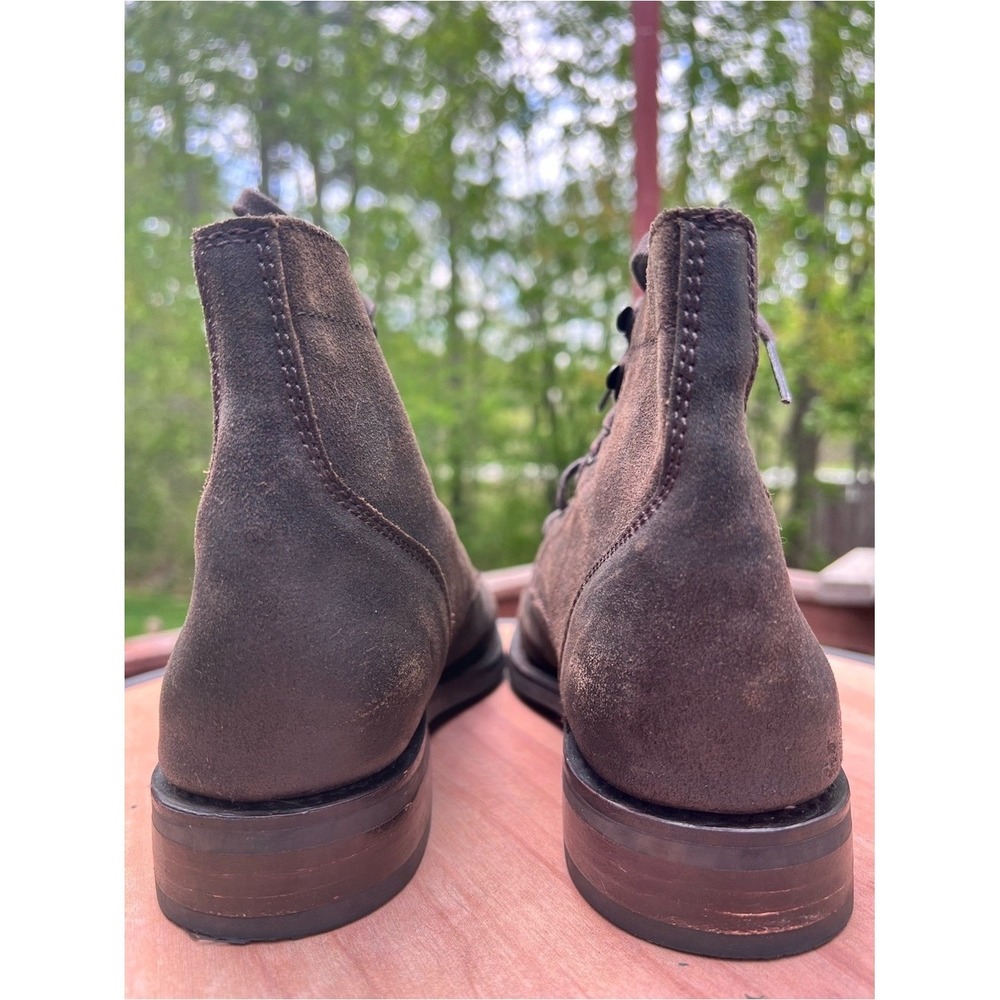 Thursday Captain Boots-Dark Olive Suede Women's size 8 - Picture 10 of 13